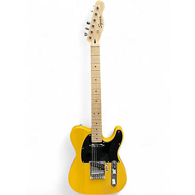 Used Squier Telecaster TV Yellow Solid Body Electric Guitar
