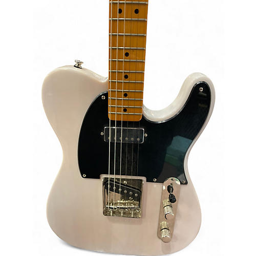 Used Squier Telecaster Trans Blonde Solid Body Electric Guitar