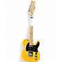 Used Squier Telecaster Yellow Solid Body Electric Guitar Yellow