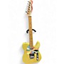 Used Squier Telecaster Yellow Solid Body Electric Guitar Yellow