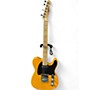 Used Squier Telecaster orange and black Solid Body Electric Guitar orange and black