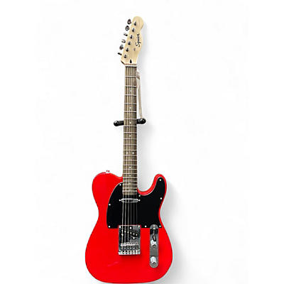 Used Squier Telecaster red Solid Body Electric Guitar