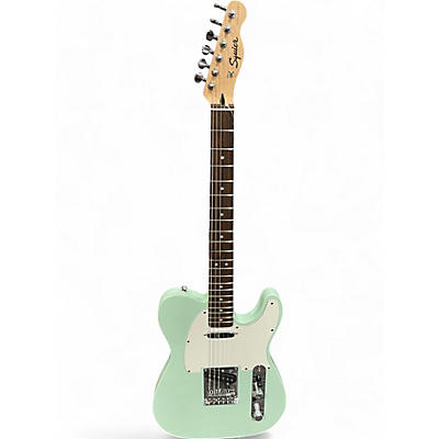 Used Squier Telecaster surf green Solid Body Electric Guitar