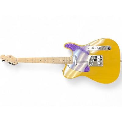 Used Squier Telecaster yellow Solid Body Electric Guitar