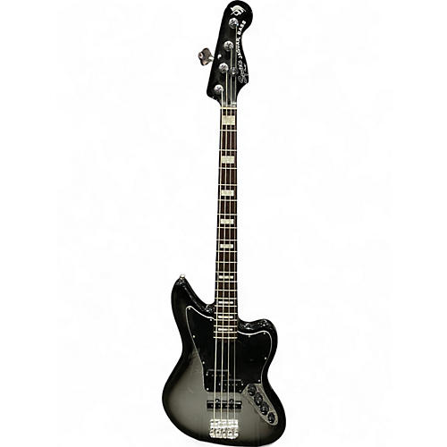 Used Squier Troy Sanders Signature Jaguar Silverburst Electric Bass Guitar Silverburst