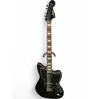 Used Squier VINTAGE MODIFIED BARITONE JAZZMASTER Black Solid Body Electric Guitar