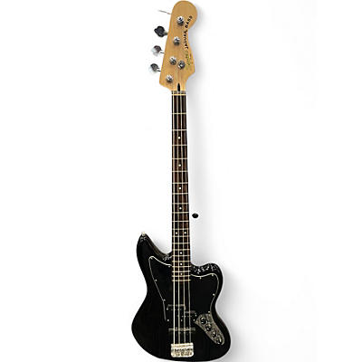 Used Squier VINTAGE MODIFIED JAGUAR BLACK Electric Bass Guitar