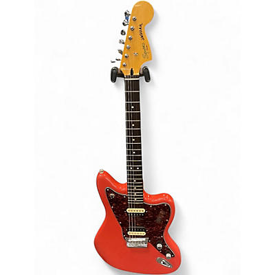 Used Squier VINTAGE MODIFIED JAGUAR HH Fiesta Red Solid Body Electric Guitar