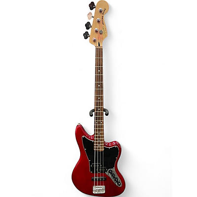 Used Squier VINTAGE MODIFIED JAGUAR RED Electric Bass Guitar