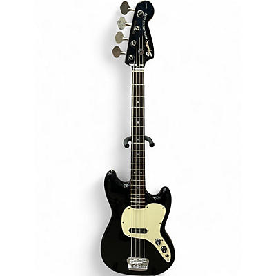 Used Squier VISTA MUSICMASTER Black Electric Bass Guitar
