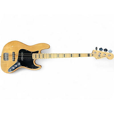 Used Squier Vintage Modified 70S Jazz Bass NATURAL Electric Bass Guitar