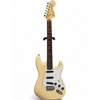 Used Squier Vintage Modified 70s Stratocaster Cream Solid Body Electric Guitar