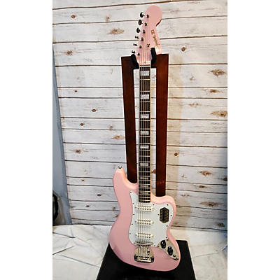 Squier Used Squier Vintage Modified Bass VI Shell Pink Electric Bass Guitar