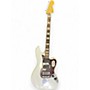 Used Squier Vintage Modified Bass VI White Electric Bass Guitar White