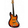Used Squier Vintage Modified Fretless Jazz Bass 2 Color Sunburst Electric Bass Guitar 2 Color Sunburst