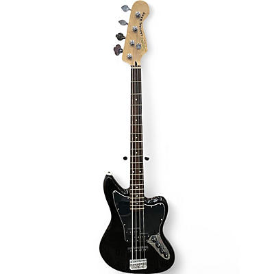 Used Squier Vintage Modified Jaguar Bass Black Electric Bass Guitar