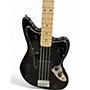 Used Squier Vintage Modified Jaguar Bass Black Electric Bass Guitar Black