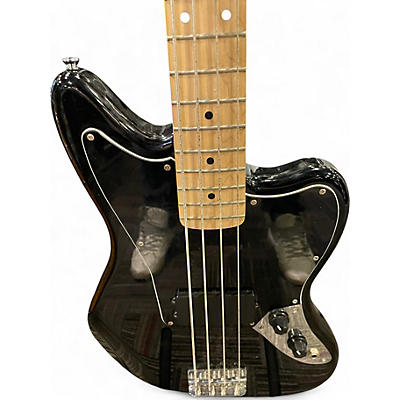 Used Squier Vintage Modified Jaguar Bass Black Electric Bass Guitar