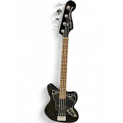 Used Squier Vintage Modified Jaguar Bass Black Electric Bass Guitar