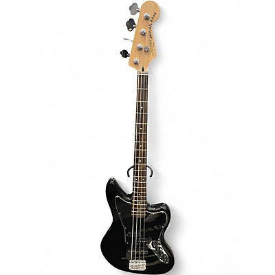 Used Squier Vintage Modified Jaguar Bass Black Electric Bass Guitar