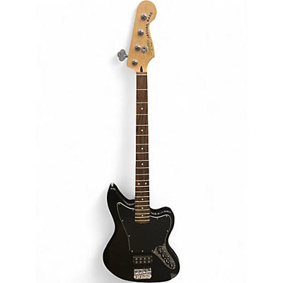 Used Squier Vintage Modified Jaguar Bass Black Electric Bass Guitar