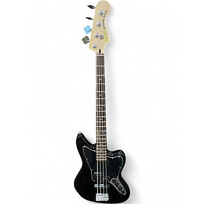 Used Squier Vintage Modified Jaguar Bass Black Electric Bass Guitar