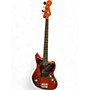 Used Squier Vintage Modified Jaguar Bass Metallic Orange Electric Bass Guitar Metallic Orange