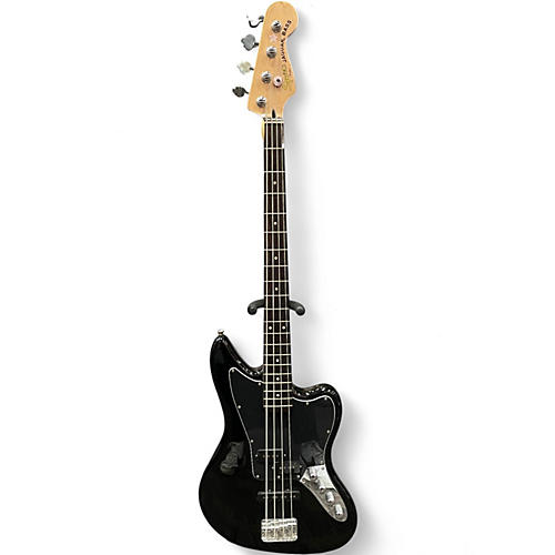 Used Squier Vintage Modified Jaguar Bass Special Black Electric Bass Guitar Black