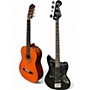 Used Squier Vintage Modified Jaguar Bass Special Black Electric Bass Guitar Black