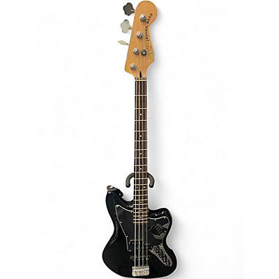 Used Squier Vintage Modified Jaguar Bass Special Black Electric Bass Guitar