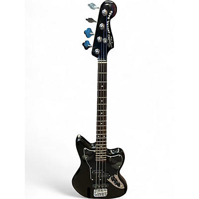Used Squier Vintage Modified Jaguar Bass Special Black Electric Bass Guitar