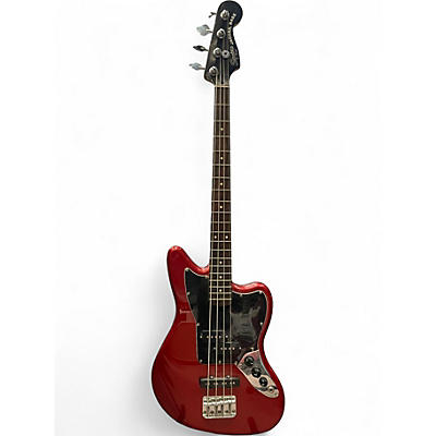 Used Squier Vintage Modified Jaguar Bass Special Candy Apple Red Electric Bass Guitar