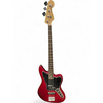Used Squier Vintage Modified Jaguar Bass Special Cherry Electric Bass Guitar