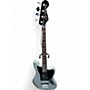 Used Squier Used Squier Vintage Modified Jaguar Bass Special Metallic Silver Electric Bass Guitar Metallic Silver