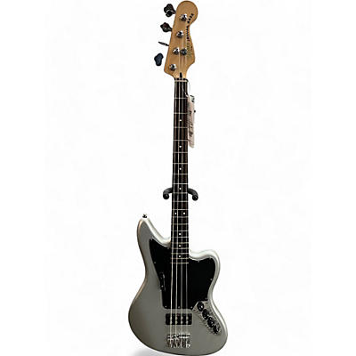 Squier Used Squier Vintage Modified Jaguar Bass Special Silver Sparkle Electric Bass Guitar