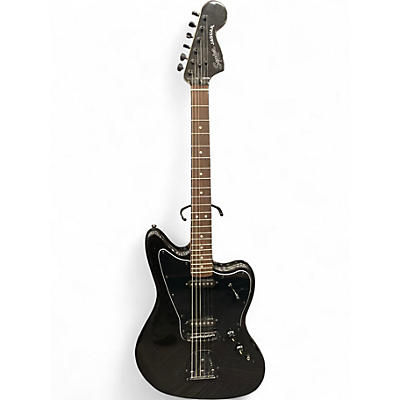 Used Squier Vintage Modified Jaguar Black Solid Body Electric Guitar
