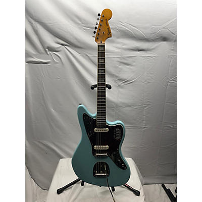 Squier Used Squier Vintage Modified Jaguar Blue Solid Body Electric Guitar