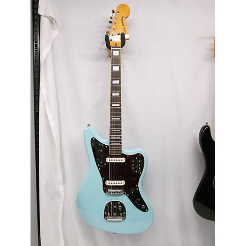 Squier Used Squier Vintage Modified Jaguar Daphne Blue Solid Body Electric Guitar Daphne Blue