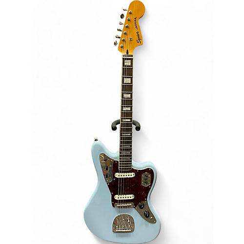 Squier Used Squier Vintage Modified Jaguar Daphne Blue Solid Body Electric Guitar Daphne Blue