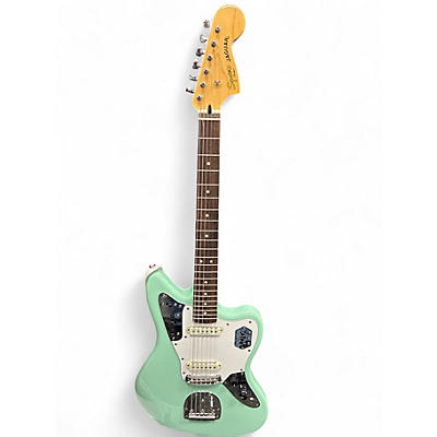Used Squier Vintage Modified Jaguar Surf Green Solid Body Electric Guitar
