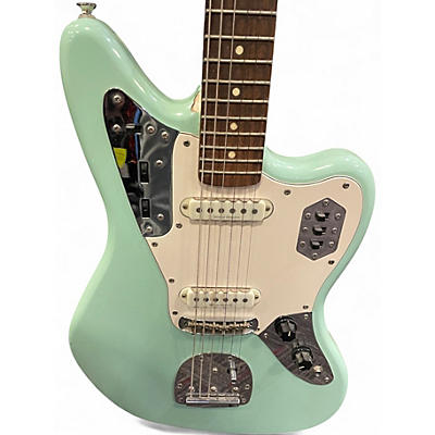 Used Squier Vintage Modified Jaguar Surf Green Solid Body Electric Guitar