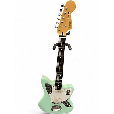 Used Squier Vintage Modified Jaguar Surf Green Solid Body Electric Guitar