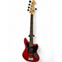 Used Squier Vintage Modified Jaguar V Special Cherry Electric Bass Guitar Cherry
