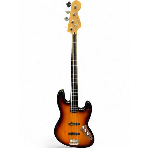 Used Squier Vintage Modified Jazz Bass 2 Color Sunburst Electric Bass Guitar 2 Color Sunburst