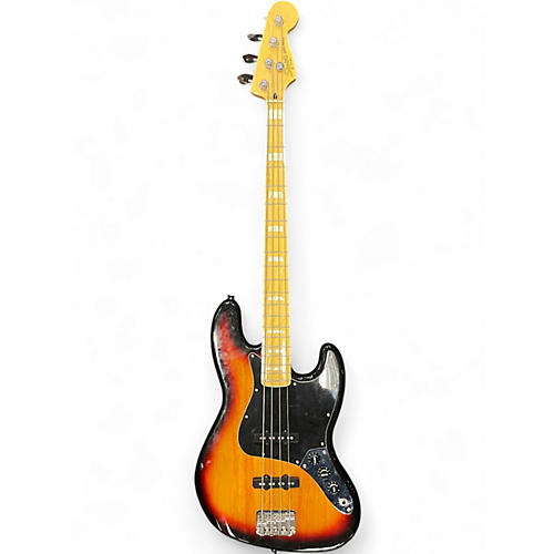 Used Squier Vintage Modified Jazz Bass 77 2 Color Sunburst Electric Bass Guitar 2 Color Sunburst