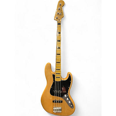 Squier Used Squier Vintage Modified Jazz Bass Natural Electric Bass Guitar