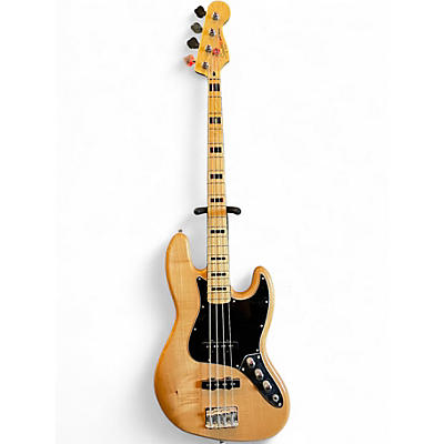 Used Squier Vintage Modified Jazz Bass Natural Electric Bass Guitar