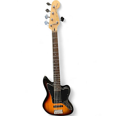 Used Squier Vintage Modified Jazz Bass V 3 Color Sunburst Electric Bass Guitar