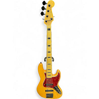 Used Squier Vintage Modified Jazz Bass V Natural Electric Bass Guitar