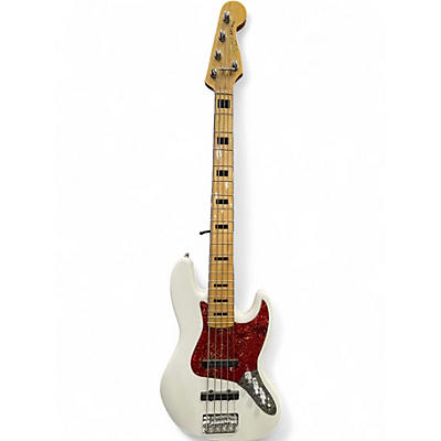 Used Squier Vintage Modified Jazz Bass V Olympic White Electric Bass Guitar